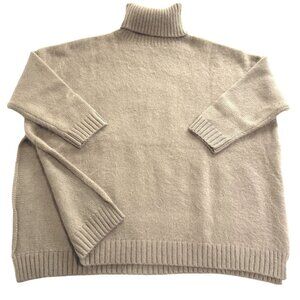 More Than Turtleneck Knit Sweater in Brown